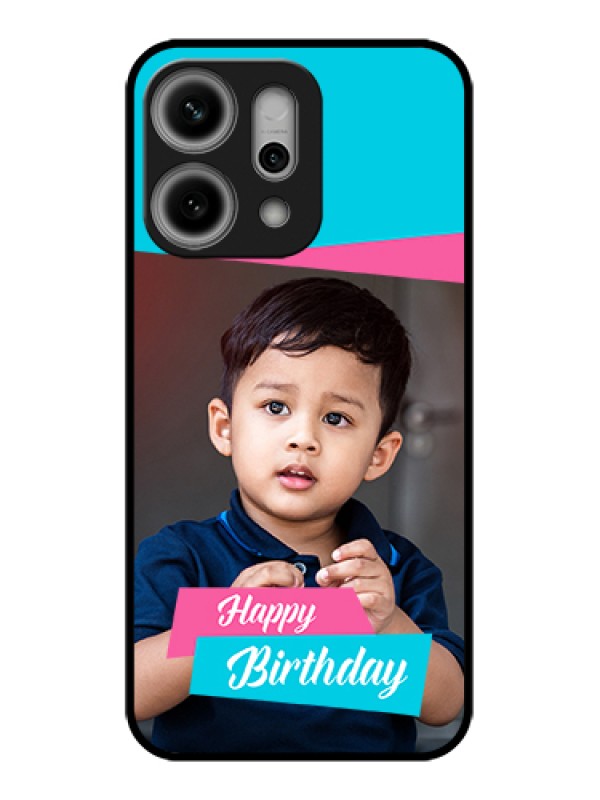 Custom Oppo Reno 14 Pro 5G Custom Glass Phone Case - Image Holder With 2 Color Design