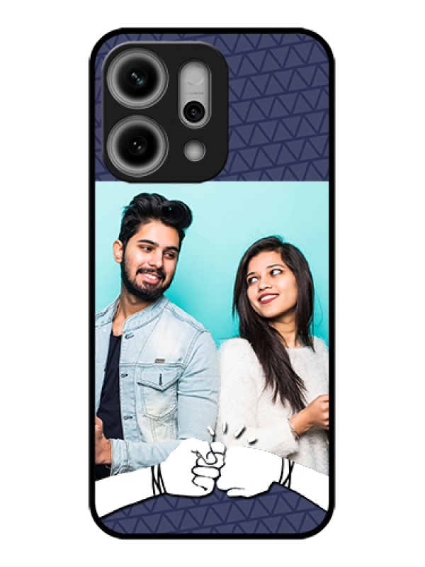Custom Oppo Reno 14 Pro 5G Custom Glass Phone Case - With Best Friends Design