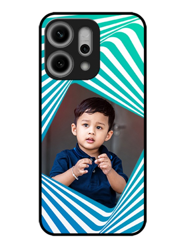Custom Oppo Reno 14 Pro 5G Custom Glass Phone Case - Abstract Spiral Design