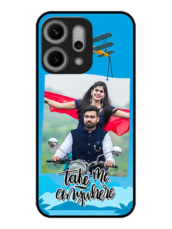 Custom Oppo Reno 14 Pro 5G Custom Glass Phone Case - Traveller Design