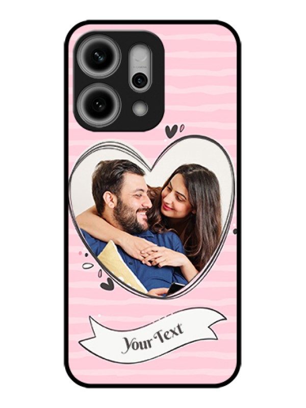 Custom Oppo Reno 14 Pro 5G Custom Glass Phone Case - Vintage Heart Design