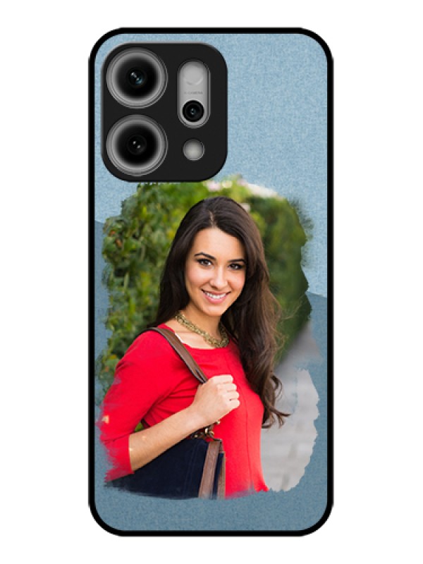 Custom Oppo Reno 14 Pro 5G Custom Glass Phone Case - Grunge Line Art Design