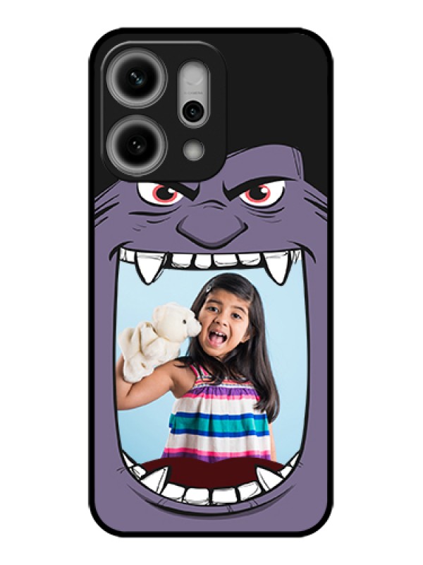 Custom Oppo Reno 14 Pro 5G Custom Glass Phone Case - Angry Monster Design