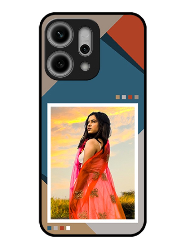 Custom Oppo Reno 14 Pro 5G Custom Glass Phone Case - Retro Color Pallet Design
