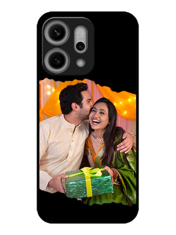 Custom Oppo Reno 14 Pro 5G Custom Glass Phone Case - Tear - Off Design