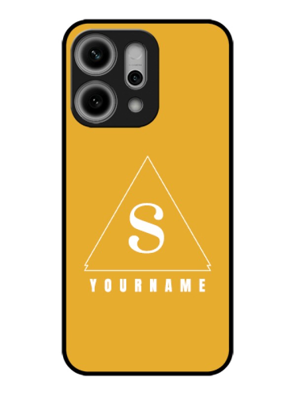 Custom Oppo Reno 14 Pro 5G Custom Glass Phone Case - Simple Triangle Design