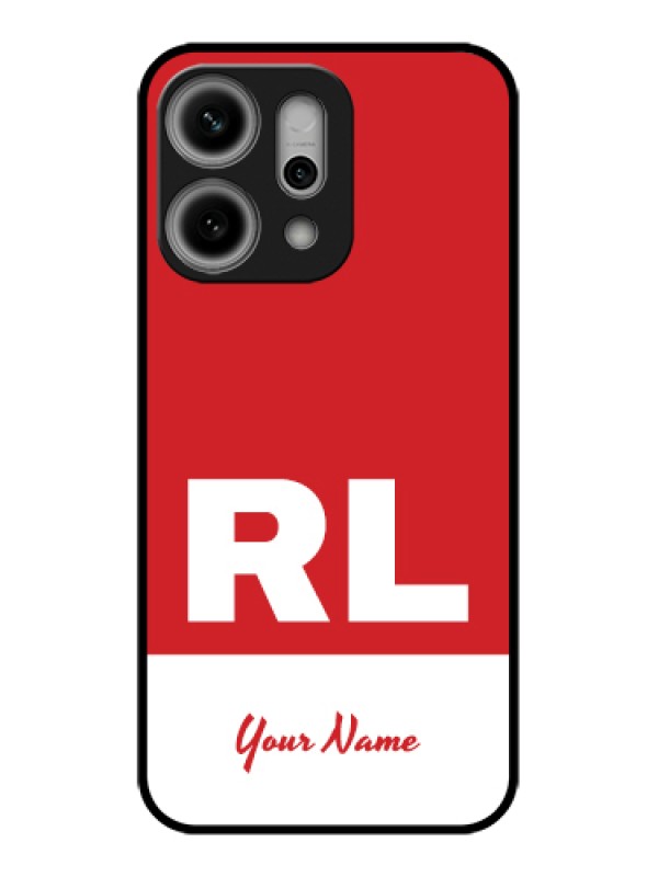 Custom Oppo Reno 14 Pro 5G Custom Glass Phone Case - Dual Tone Custom Text Design