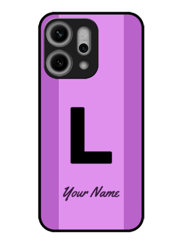 Custom Oppo Reno 14 Pro 5G Custom Glass Phone Case - Tricolor Custom Text Design