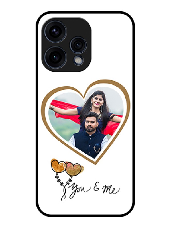 Custom Oppo Reno 15 5G Custom Glass Phone Case - You & Me Design