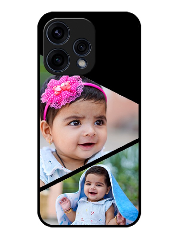 Custom Oppo Reno 15 5G Custom Glass Phone Case - Semi Cut Design