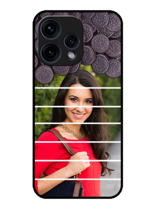 Custom Oppo Reno 15 5G Custom Glass Phone Case - With Oreo Biscuit Design