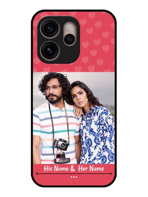 Custom Oppo Reno 15 Pro 5G Custom Glass Phone Case - Simple Love Design