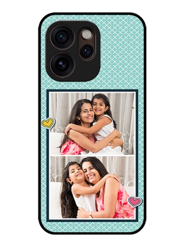 Custom Oppo Reno 15 Pro Mini 5G Custom Glass Phone Case - 2 Image Holder With Pattern Design