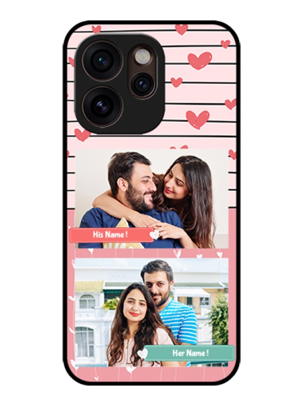 Custom Oppo Reno 15 Pro Mini 5G Custom Glass Phone Case - Photo With Heart Design