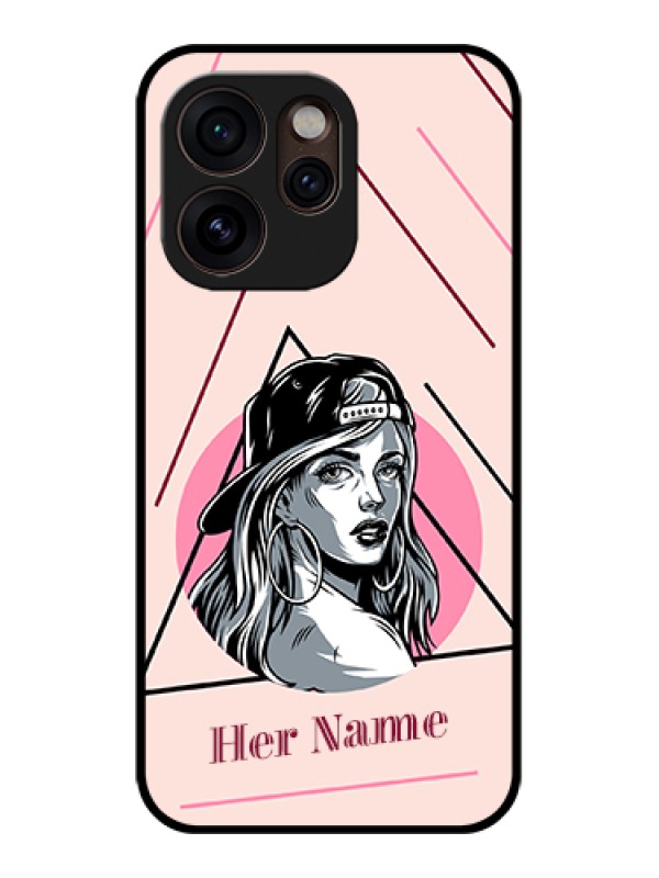 Custom Oppo Reno 15 Pro Mini 5G Custom Glass Phone Case - Rockstar Girl Design
