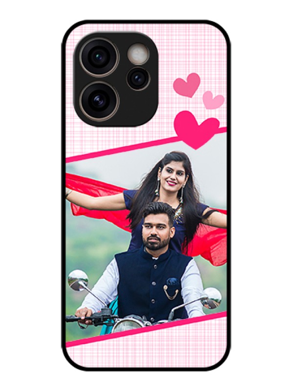 Custom Oppo Reno 15C 5G Custom Glass Phone Case - Love Shape Heart Design