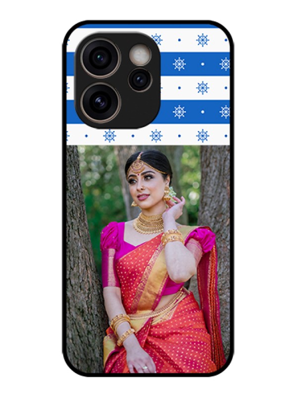 Custom Oppo Reno 15C 5G Custom Glass Phone Case - Snow Pattern Design