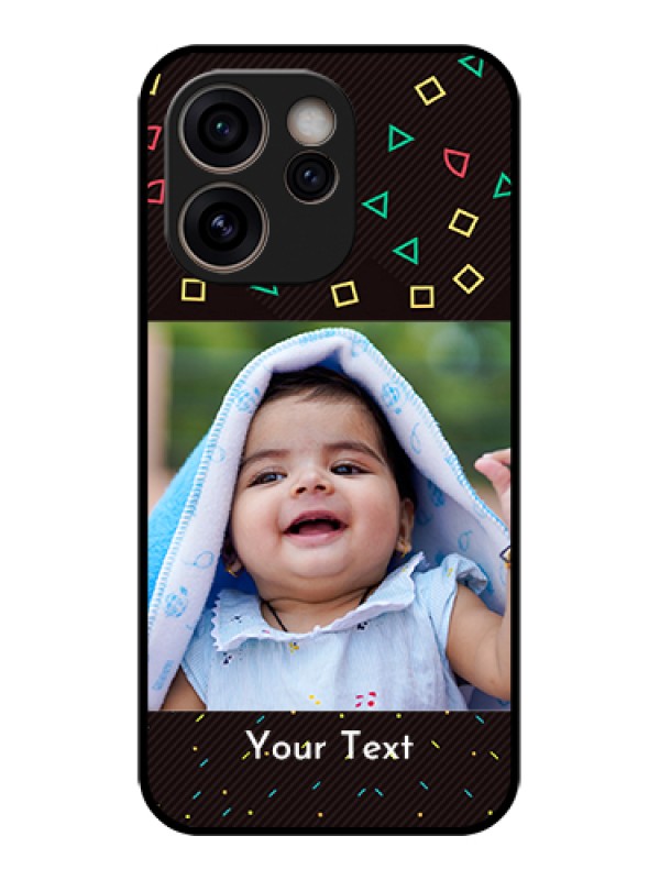 Custom Oppo Reno 15C 5G Custom Glass Phone Case - With Confetti Birthday Design