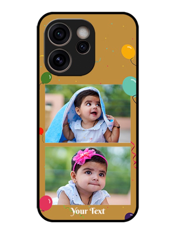Custom Oppo Reno 15C 5G Custom Glass Phone Case - Image Holder With Birthday Celebrations Design