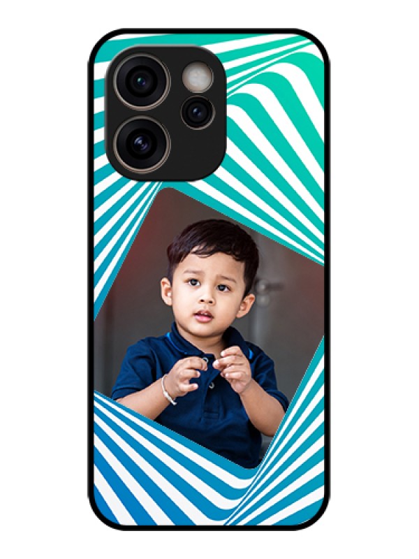 Custom Oppo Reno 15C 5G Custom Glass Phone Case - Abstract Spiral Design