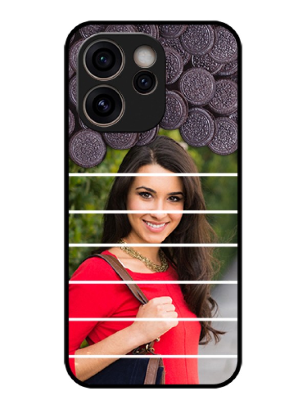 Custom Oppo Reno 15C 5G Custom Glass Phone Case - With Oreo Biscuit Design
