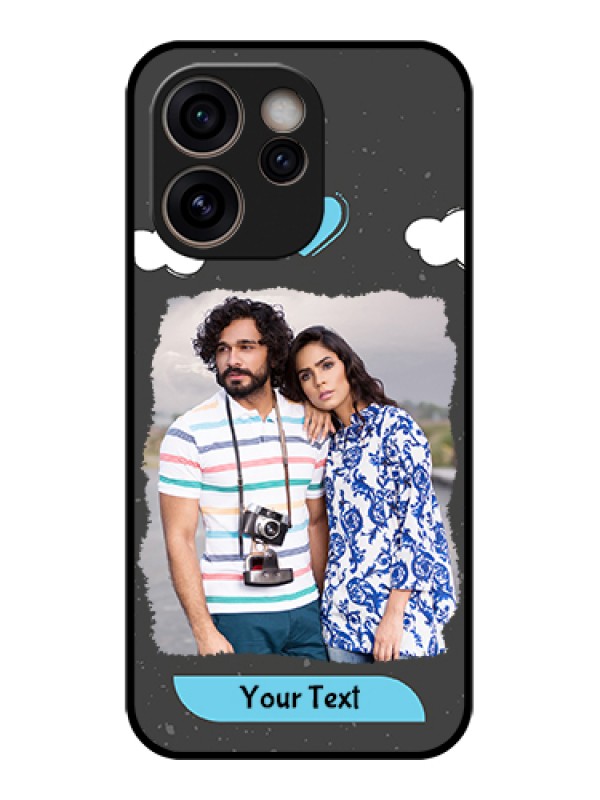 Custom Oppo Reno 15C 5G Custom Glass Phone Case - Splashes With Love Doodles Design