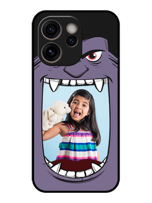 Custom Oppo Reno 15C 5G Custom Glass Phone Case - Angry Monster Design