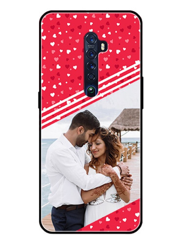 Custom Reno 2 Custom Glass Mobile Case  - Valentines Gift Design