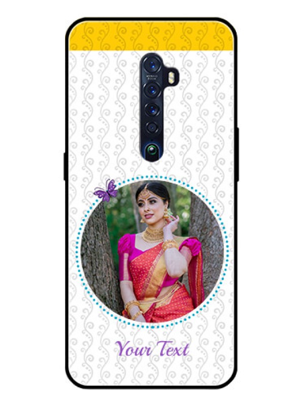 Custom Reno 2 Custom Glass Mobile Case  - Girls Premium Case Design