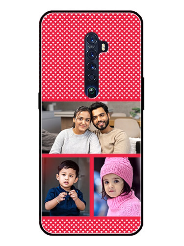 Custom Reno 2 Personalized Glass Phone Case  - Bulk Pic Upload Design