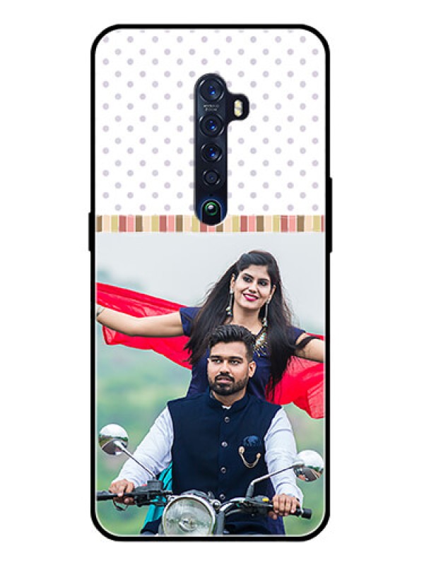 Custom Reno 2 Photo Printing on Glass Case  - Cute Family Design