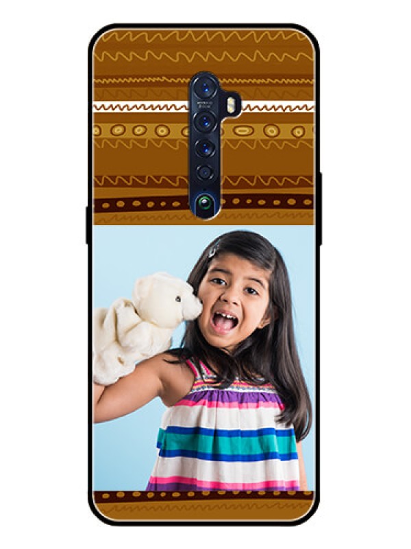 Custom Reno 2 Custom Glass Phone Case  - Friends Picture Upload Design 