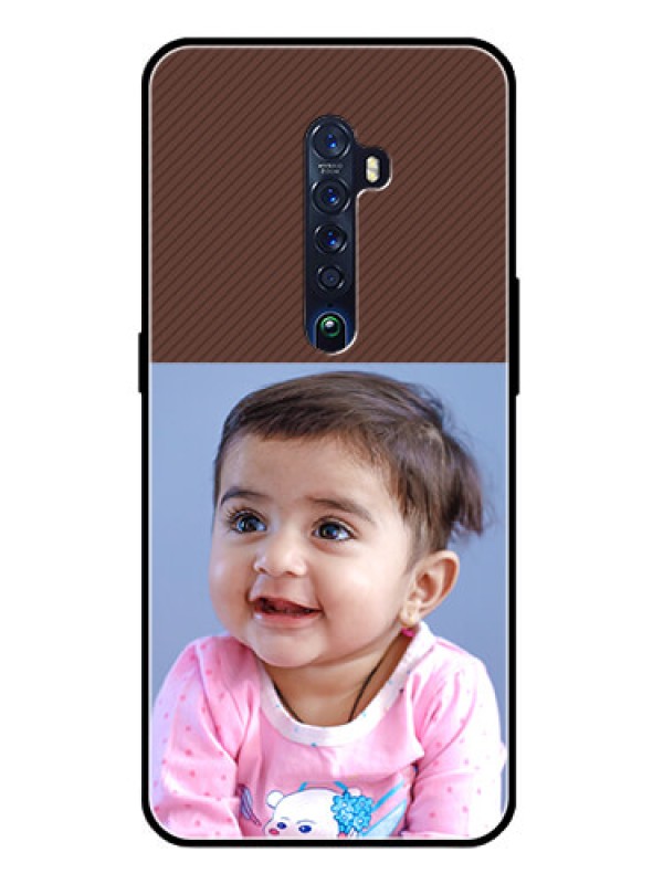 Custom Reno 2 Custom Glass Mobile Case  - Elegant Case Design
