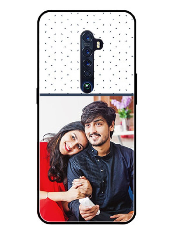 Custom Reno 2 Personalized Glass Phone Case  - Premium Dot Design