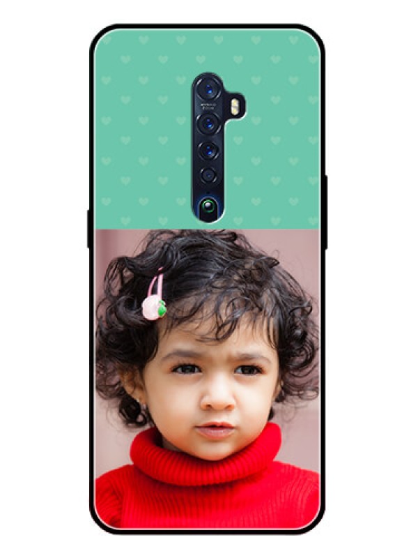 Custom Reno 2 Custom Glass Phone Case  - Lovers Picture Design
