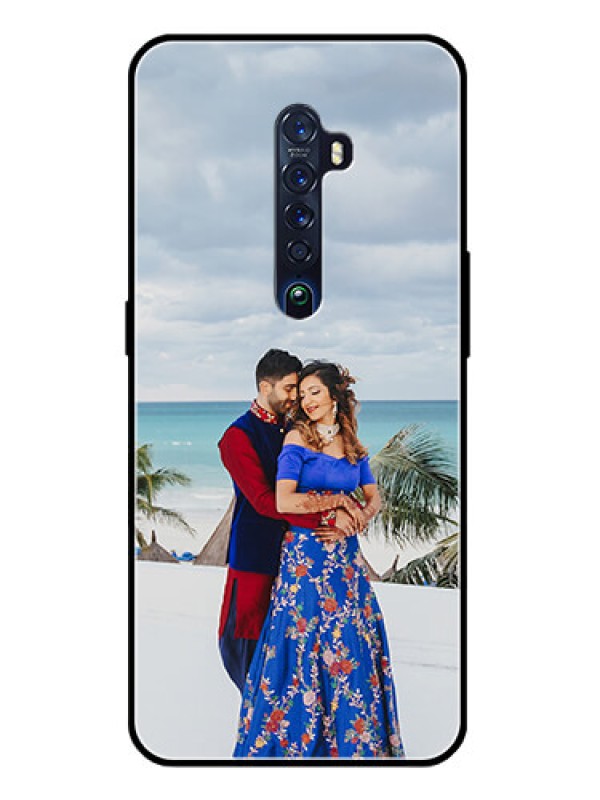 Custom Reno 2 Photo Printing on Glass Case  - Upload Full Picture Design