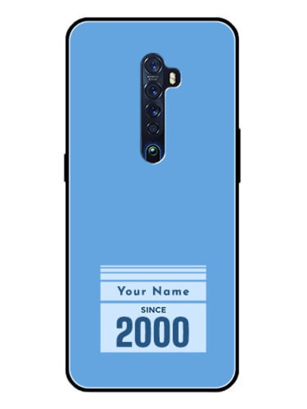 Custom Oppo Reno 2 Custom Glass Mobile Case - Custom Year of birth Design