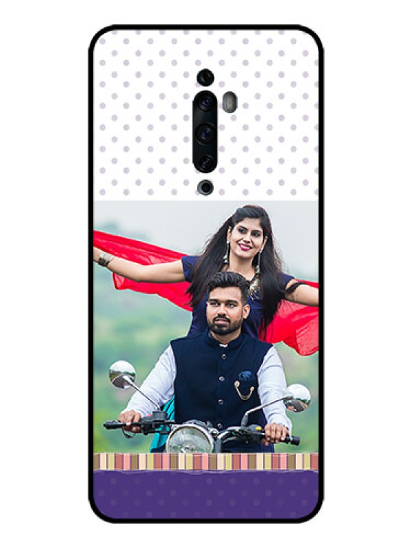 Custom Oppo Reno 2F Photo Printing on Glass Case  - Cute Family Design