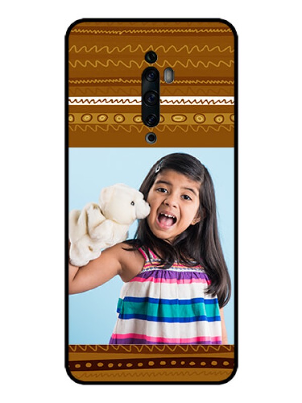 Custom Oppo Reno 2F Custom Glass Phone Case  - Friends Picture Upload Design 