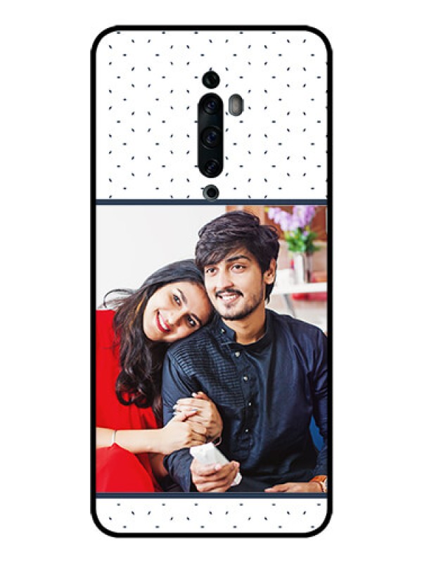 Custom Oppo Reno 2F Personalized Glass Phone Case  - Premium Dot Design