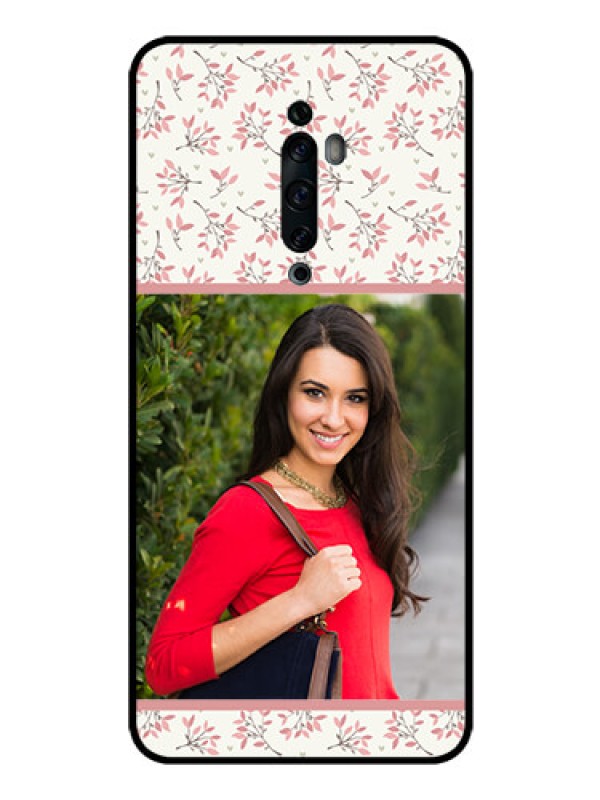 Custom Oppo Reno 2F Custom Glass Phone Case  - Premium Floral Design