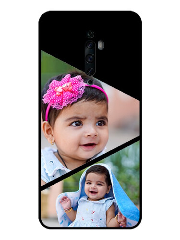 Custom Oppo Reno 2F Custom Glass Phone Case  - Semi Cut Design