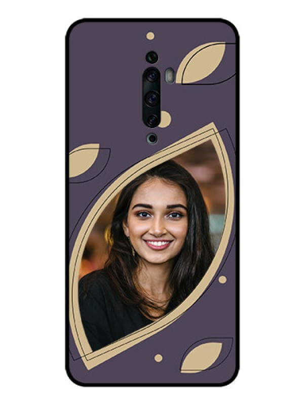 Custom Oppo Reno 2f Custom Glass Mobile Case - Falling Leaf Design