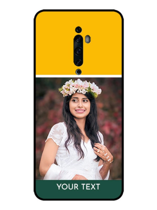 Custom Oppo Reno 2Z Photo Printing on Glass Case  - Love You Design