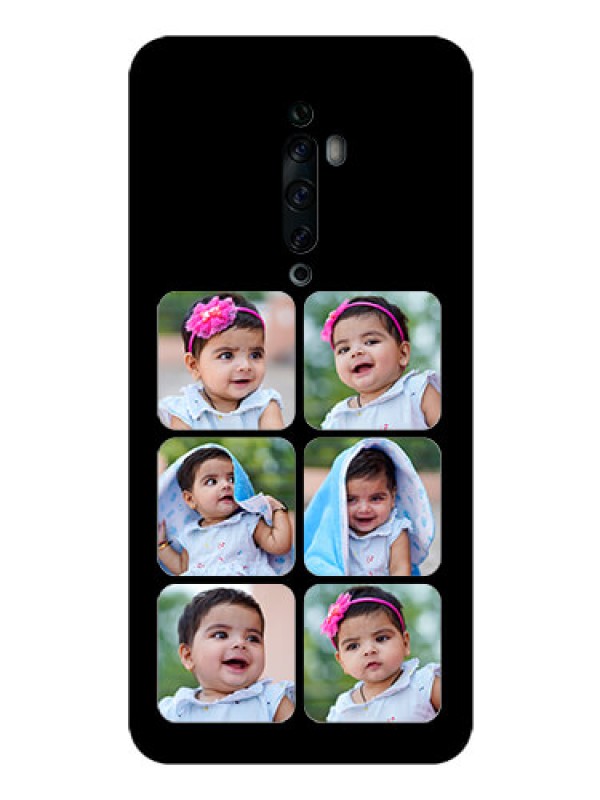 Custom Oppo Reno 2Z Photo Printing on Glass Case  - Multiple Pictures Design