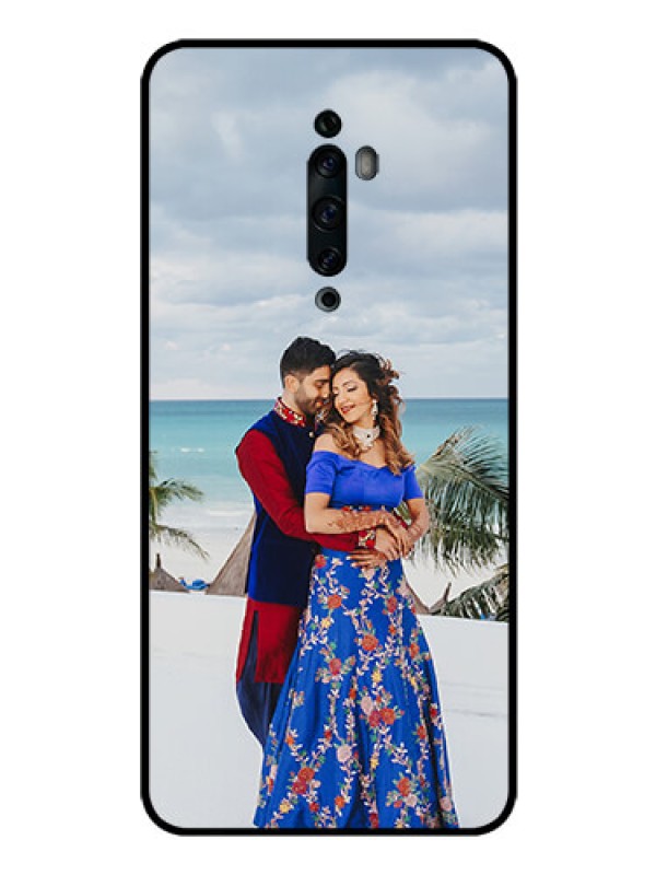 Custom Oppo Reno 2Z Photo Printing on Glass Case  - Upload Full Picture Design