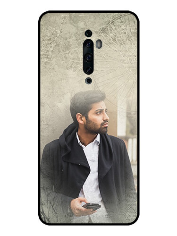 Custom Oppo Reno 2Z Custom Glass Phone Case  - with vintage design