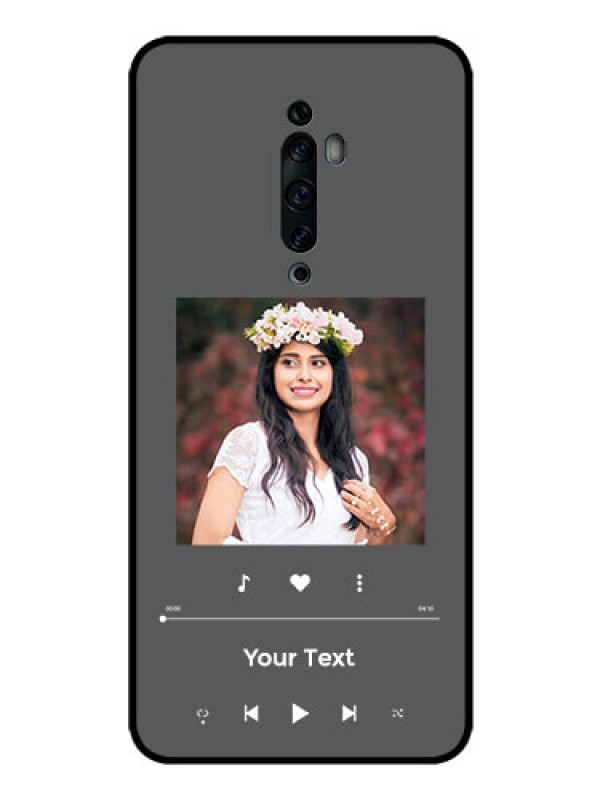 Custom Oppo Reno 2z Custom Glass Mobile Case - Play The Music Design