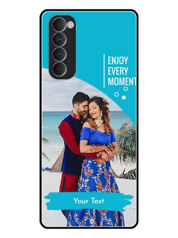 Custom Oppo Reno 4 Pro Custom Glass Mobile Case  - Happy Moment Design