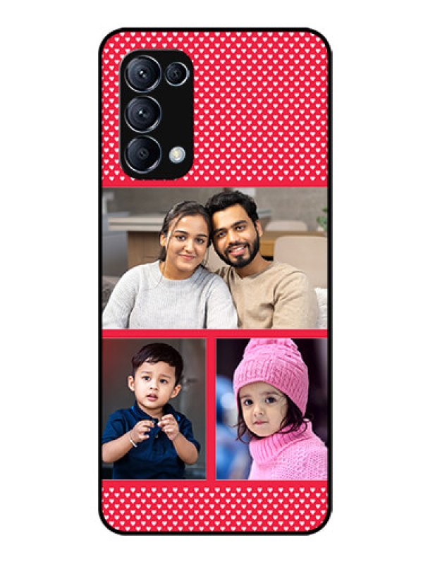 Custom Reno 5 Pro 5G Personalized Glass Phone Case  - Bulk Pic Upload Design